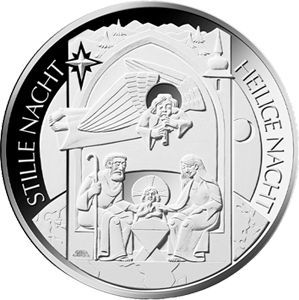 BRD 50 € 2026 "Stille Nacht, Heilige Nacht" Pol. Platte - November