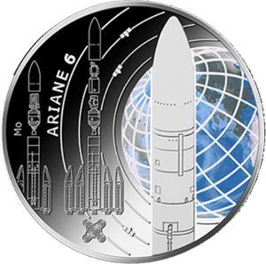 2026 BRD 5 € Erforschung des Weltraums (1) 2026 BRD 5 € Erforschung des Weltraums (1) "Ariane 6" (alle 5 Prägest. bankfrisch)