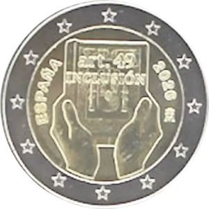 Spanien 2 € 2026 "Schutz, Rechte u. Inklusion" Pol. Platte