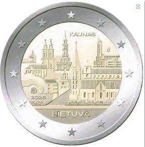 2026 Litauen 2 € "Stadt Kaunas" - Oktober