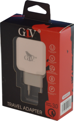 Cargador Travel Adapter GIV-A12 carga rápida 3.0