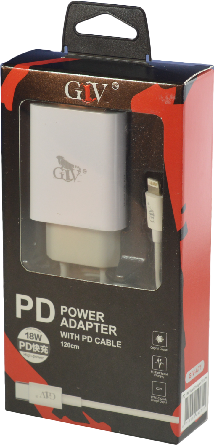 Cargador Con Cable tipo C para iPhone | PD Power Adapter GIVA71