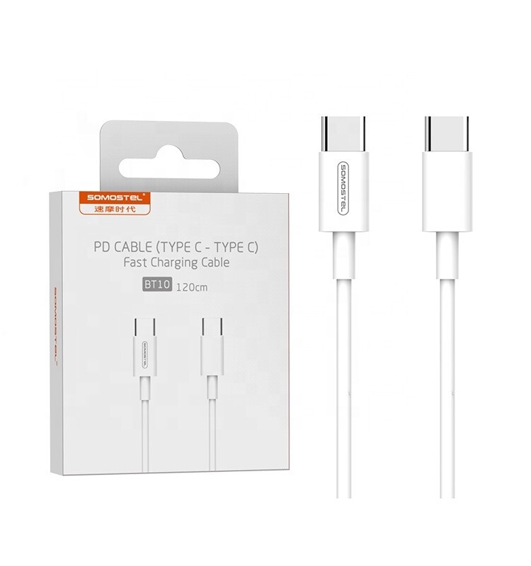 CABLE DE DATOS  SOMOSTEL PD  TIPO C IPHONE