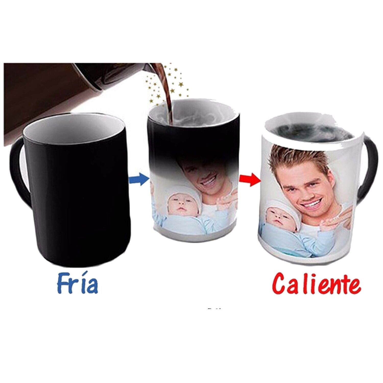 SUBLIMACIÓN DE TAZA MAGICA 11oz