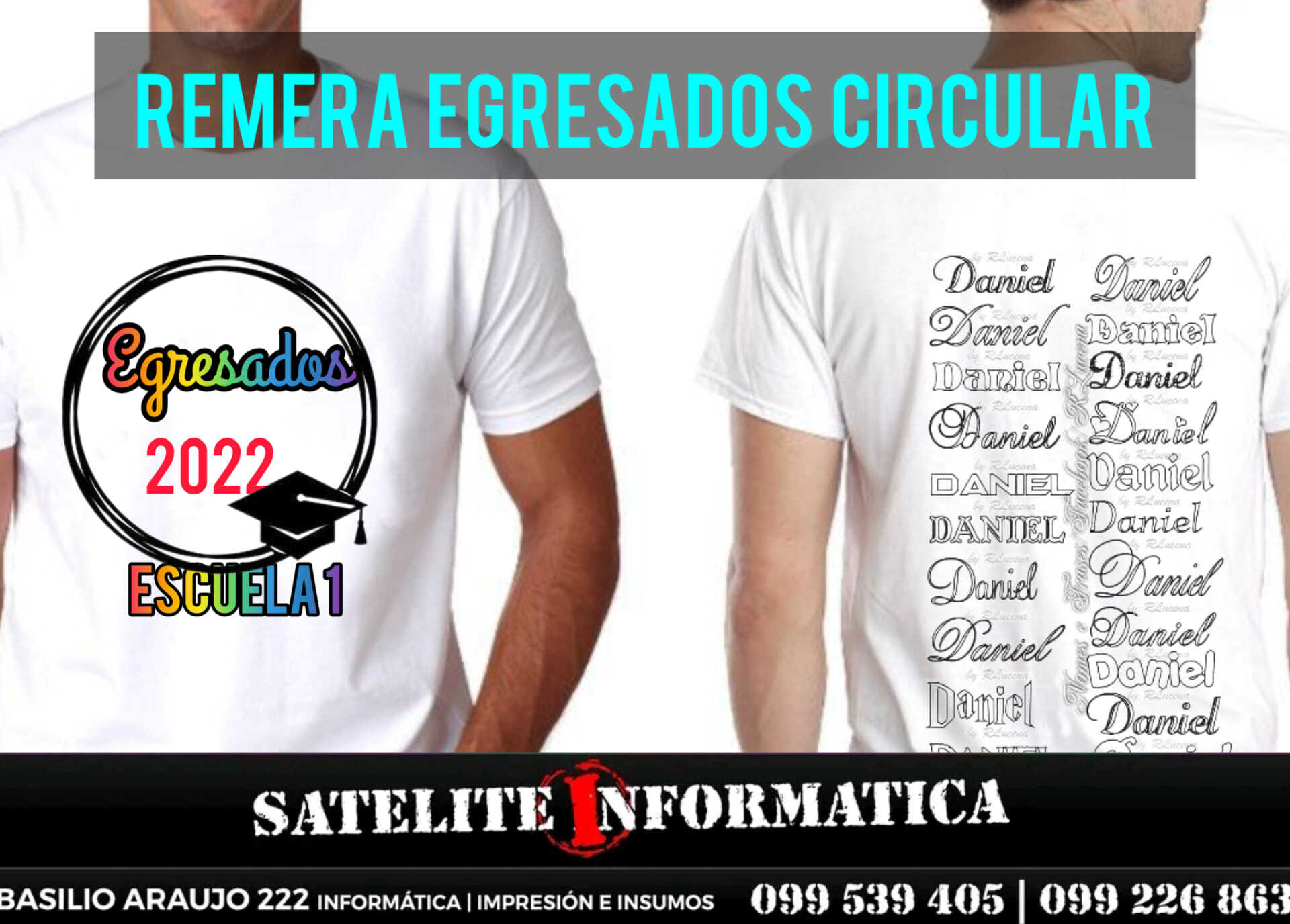 REMERAS BLANCAS PERSONALIZADAS