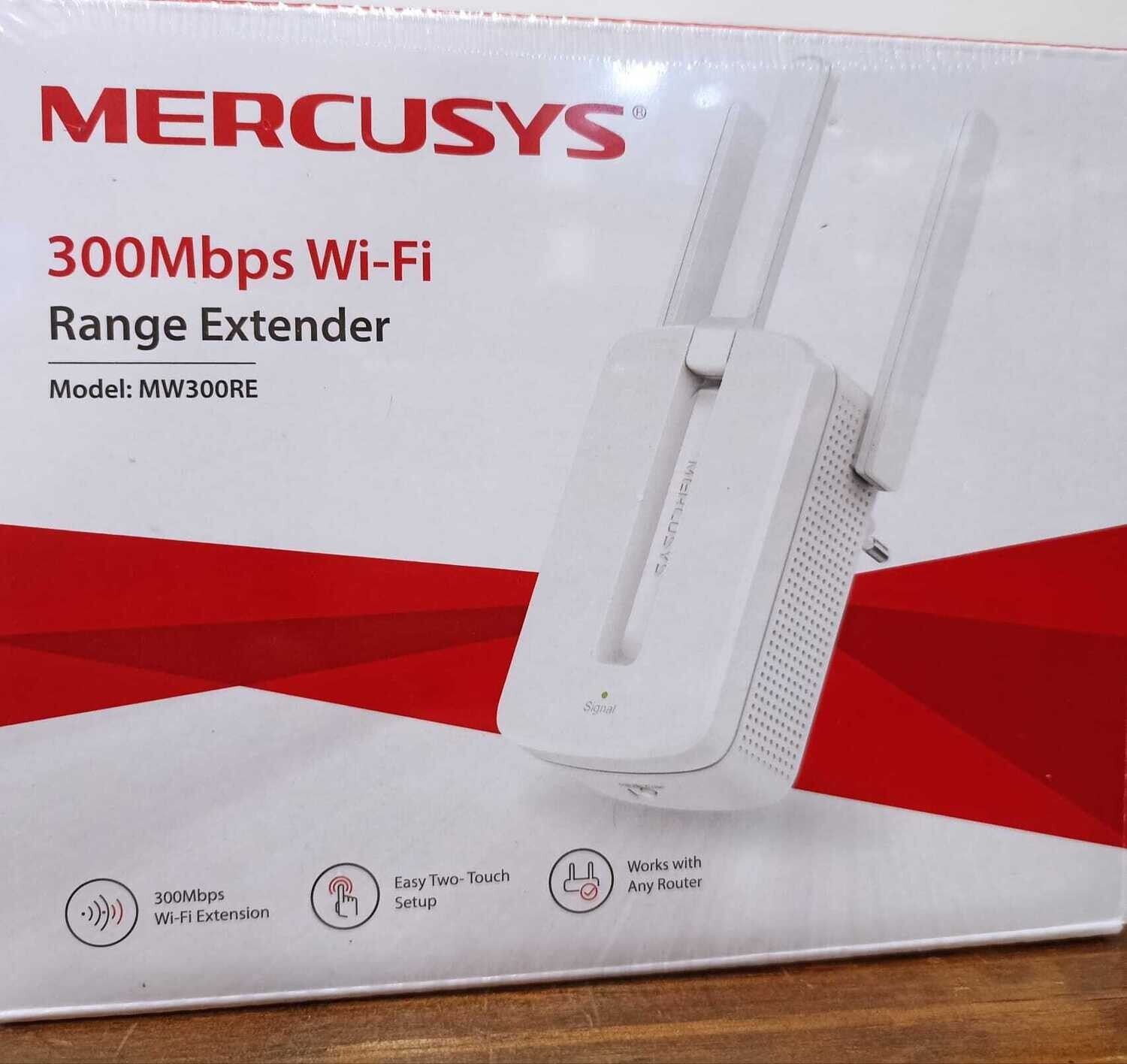 EXTENSOR MERCUSYS  WI-FI DE DOS ANTENAS