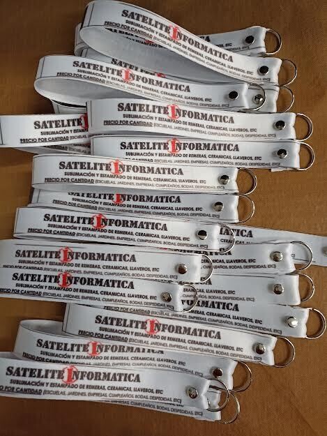 LLAVEROS DE CINTA PERSONALIZADOS