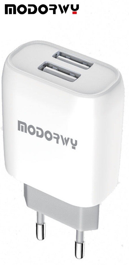 CARGADOR FICHA USB 2.4A 12W DE PARED - MODORWY MA1109