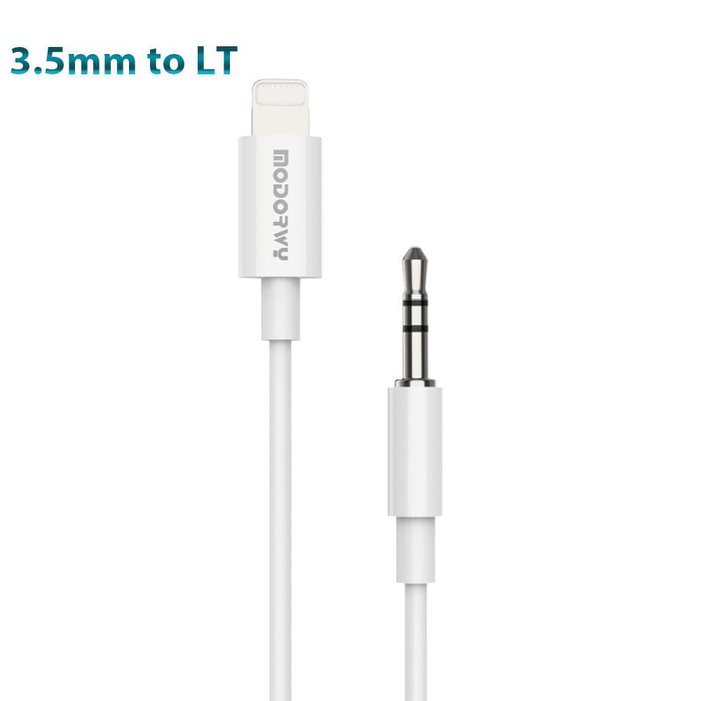 CABLE AUX 3.5mm-USB TIPO LIGHTNING - MODORWY MC5113