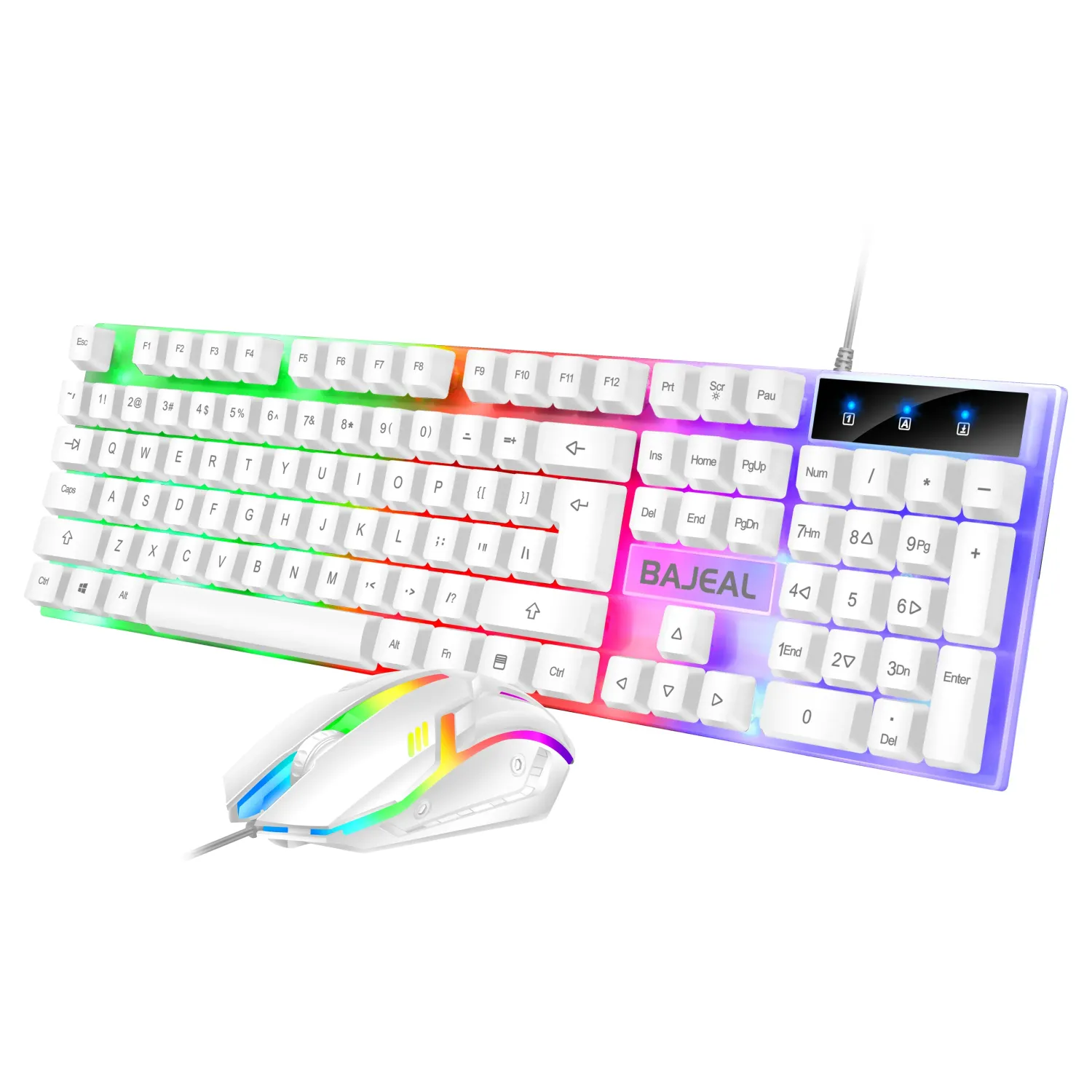 TECLADO Y MOUSE COMBO T350 WHITE