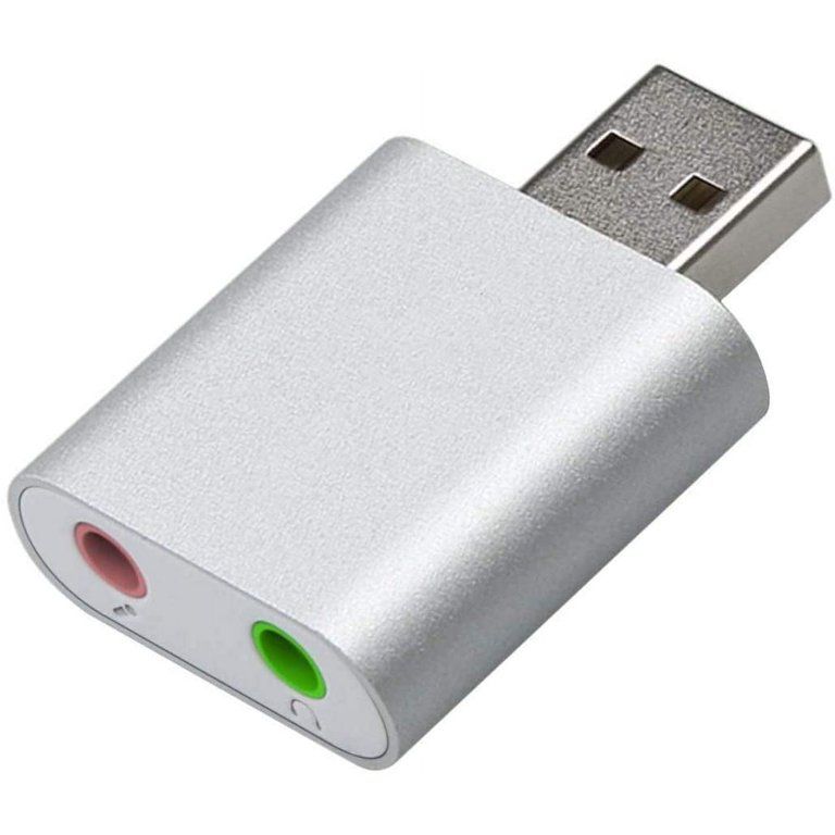ADAPTADOR TARJETA DE SONIDO EXTERNA 7.1 USB