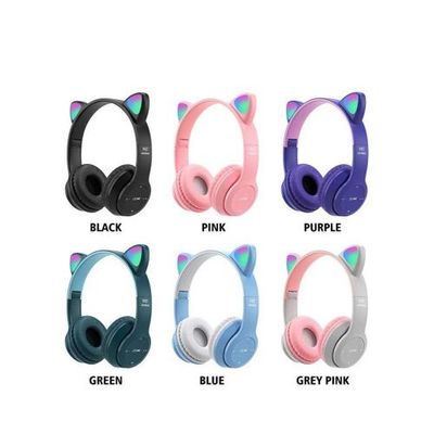 AURICULARES DE VINCHA  OREJITAS GATO C/LUZ P47M