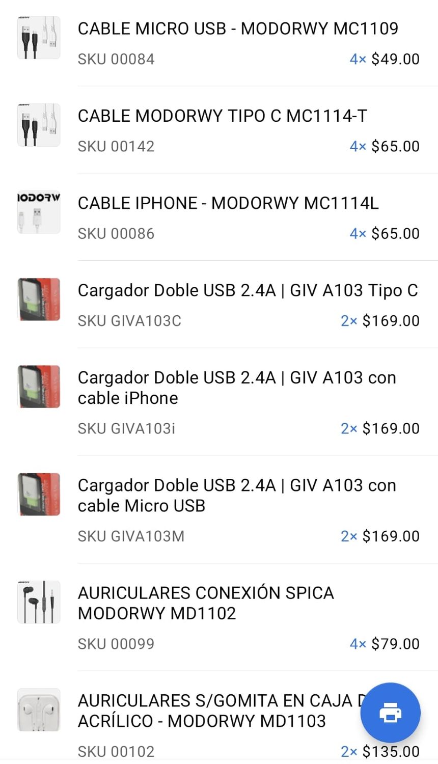 PACK 4 ARTICULOS VARIOS