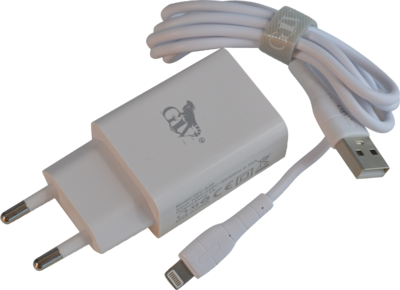 Cargador 2.1A GIV A20 | Con cable USB para iPhone