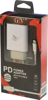 Cargador Con Cable tipo C para iPhone | PD Power Adapter GIVA71