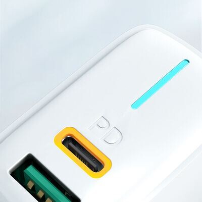CARGADOR FICHA TIPOC  PD 20 W + USB 3.4A  - MODORWY MA3117