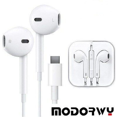 AURICULARES S/GOMITA EN CAJITA ACRÍLICO CONEXIÓN TIPO C - MODORWY MD1104