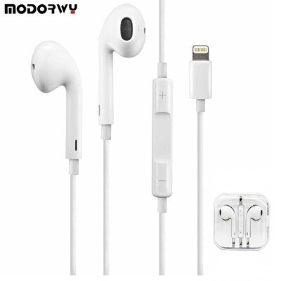 AURICULARES S/GOMITA EN CAJITA DE ACRÍLICO PARA IPHONE - MODORWY MD1105