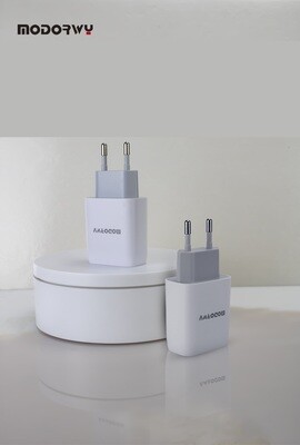CARGADOR FICHA USB 2.4A 12W DE PARED - MODORWY MA1109