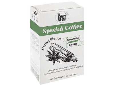HERBAL COFFEE: CONCENTRATION BOOSTER