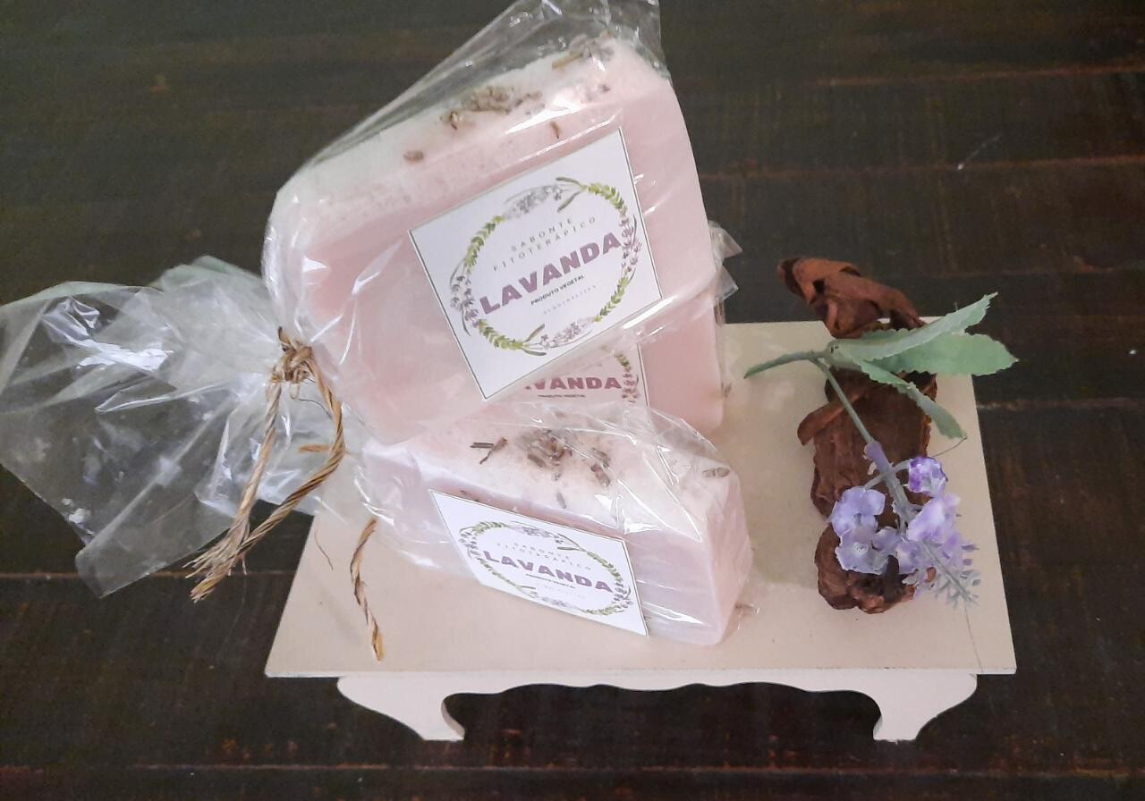 SABONETE EM BARRA FITOTERÁPICO LAVANDA