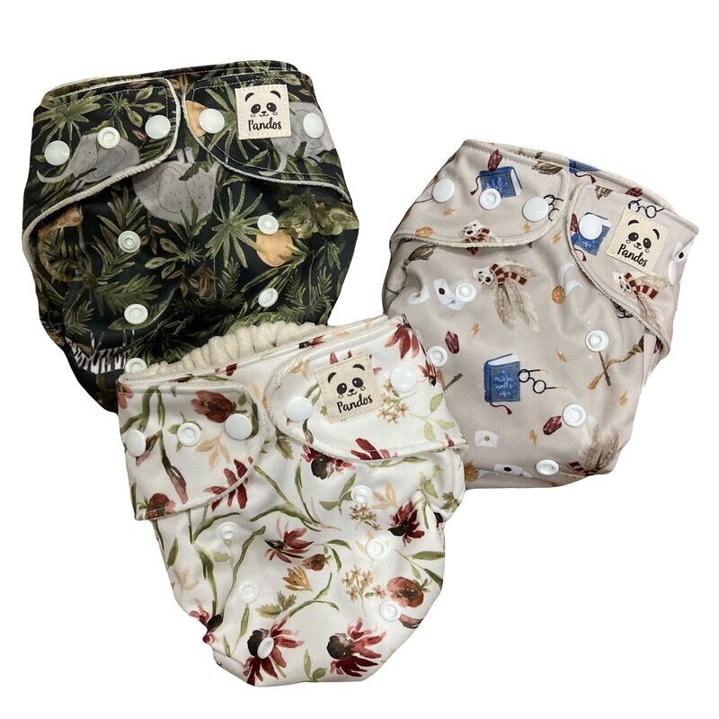 Pañal de Bolsillo Pandos Unitalla 6-16kg - interior Algodón Orgánico