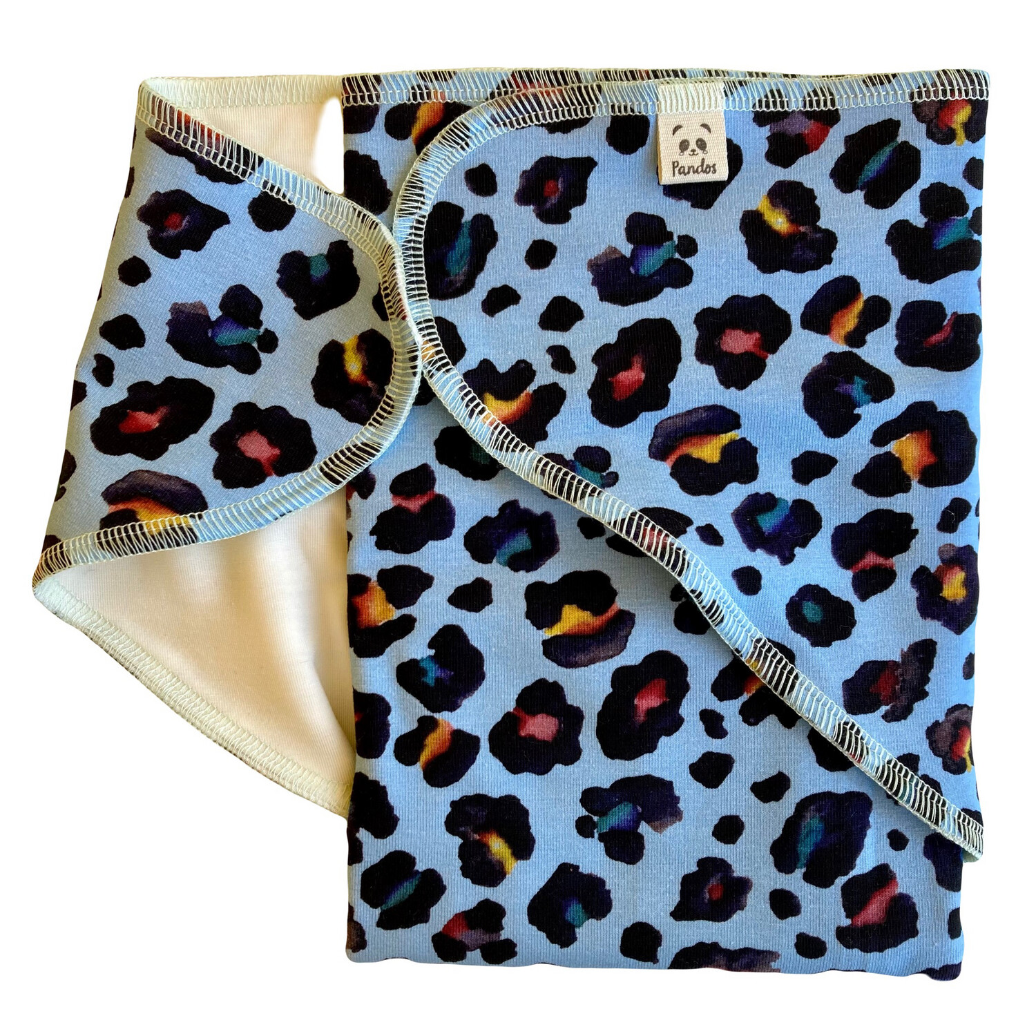 Preflat Pandos Tencel Unitalla 7-17kg - Blue Leopard Preflat Pandos Tencel Unitalla 7-17kg - Blue Leopard