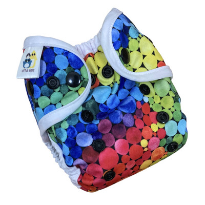 Cobertor Little Birds PUL talla S - Recién Nacido 3-7kg