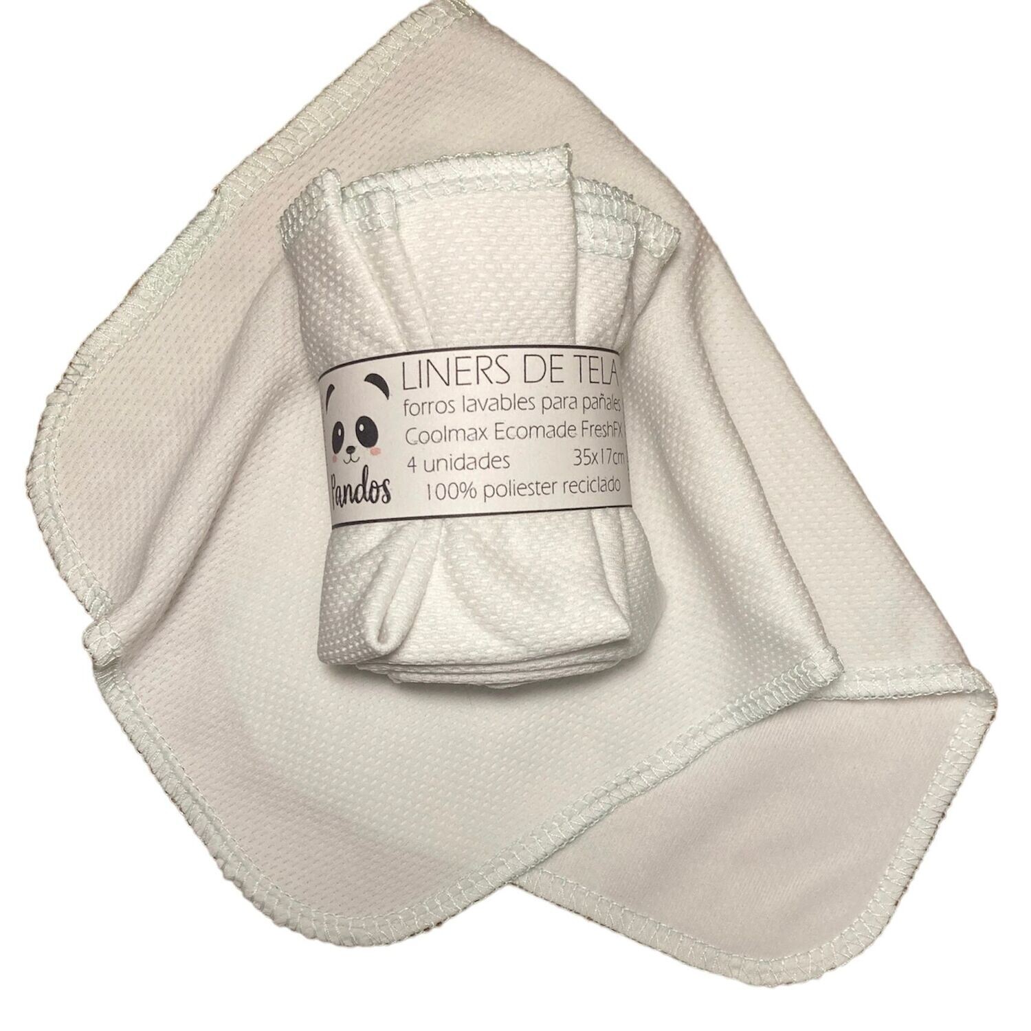 Liners de tela lavables Coolmax - 4 unidades