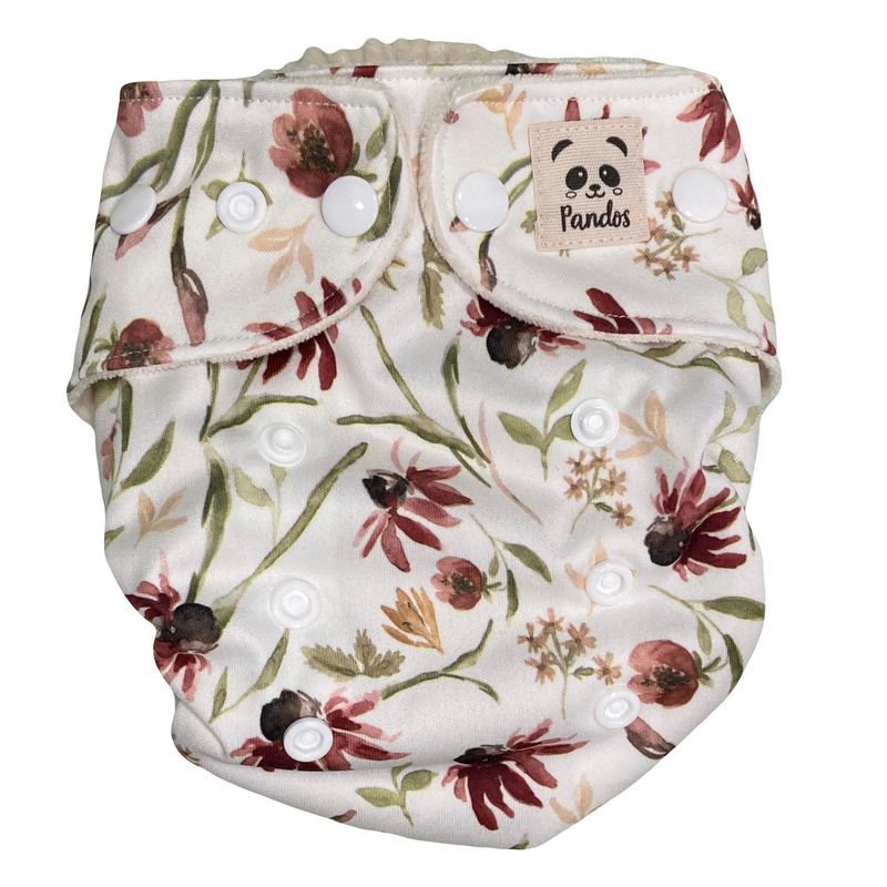 Pañal de Bolsillo Pandos Unitalla 6-16kg - interior Algodón Orgánico - Equináceas