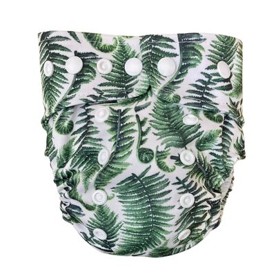 Pañal de bolsillo Little Birds Basic Unitalla 6-16kg - Helechos