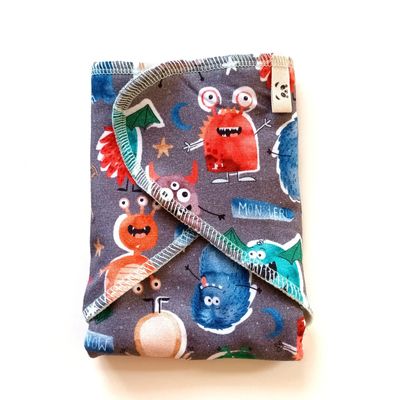 Preflat Pandos Tencel Recién Nacido 3-7kg - Monstruos Preflat Pandos Tencel Recién Nacido 3-7kg - Monstruos