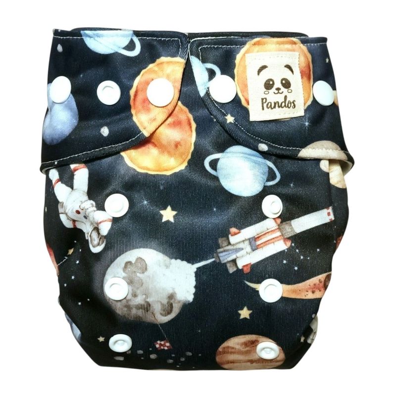 Pañal de Bolsillo Pandos Unitalla 6-16kg - interior Algodón Orgánico - Universo