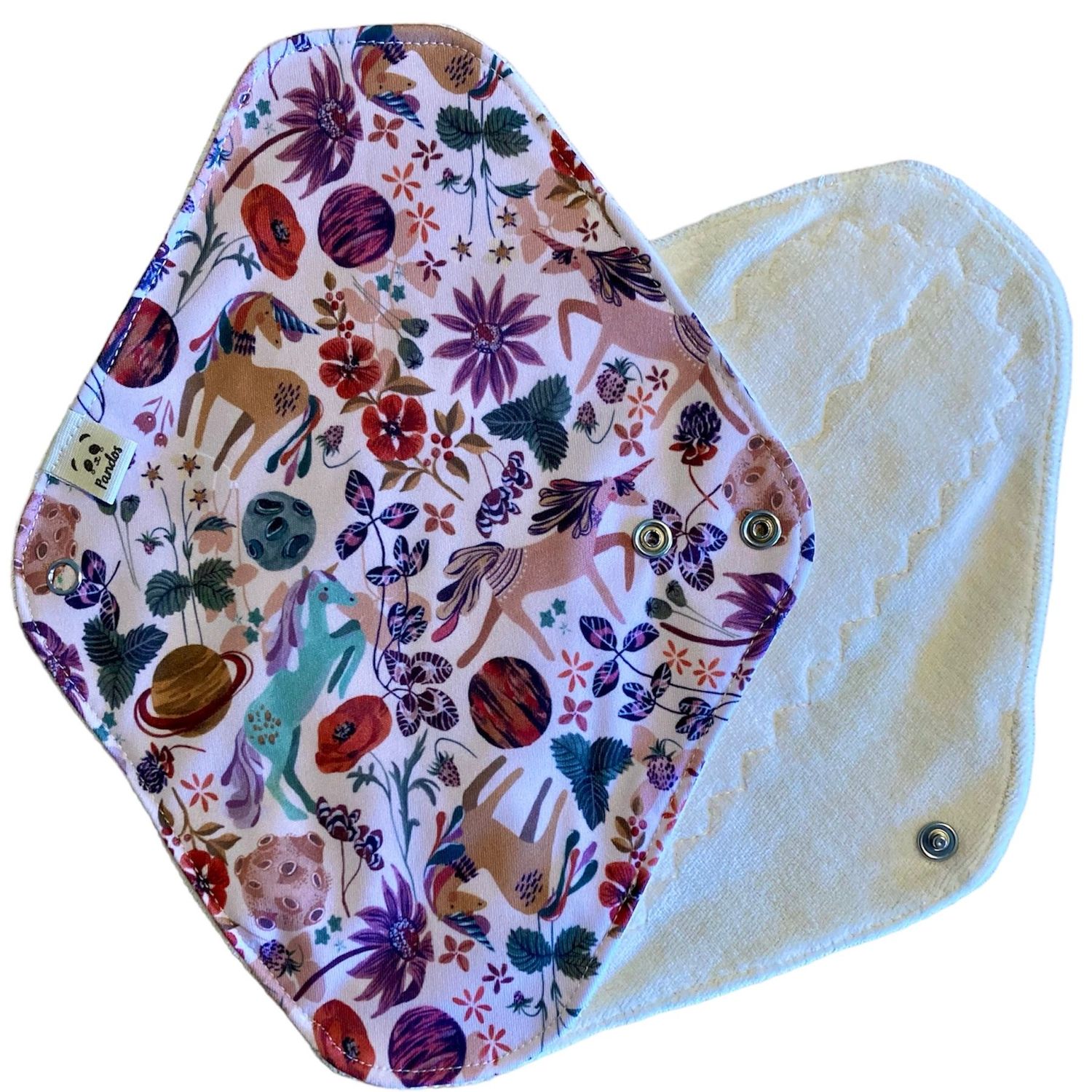 Compresa de tela Pandos - Talla S - Unicornios Compresa de tela Pandos - Talla S - Unicornios