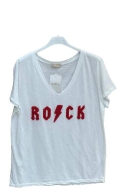 T-shirt rock rouge
