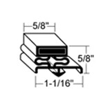 GASKET MAGNETIC DOOR 61-13/16 X 96 OVERLAP DESIGN 6096