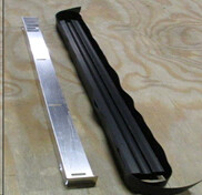 ADJUSTABLE DOOR SWEEP FOR A 74" DOOR