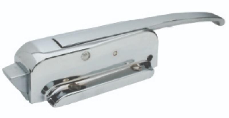 SafeGuard® Radial Latch, Padlocking, Polished Chrome