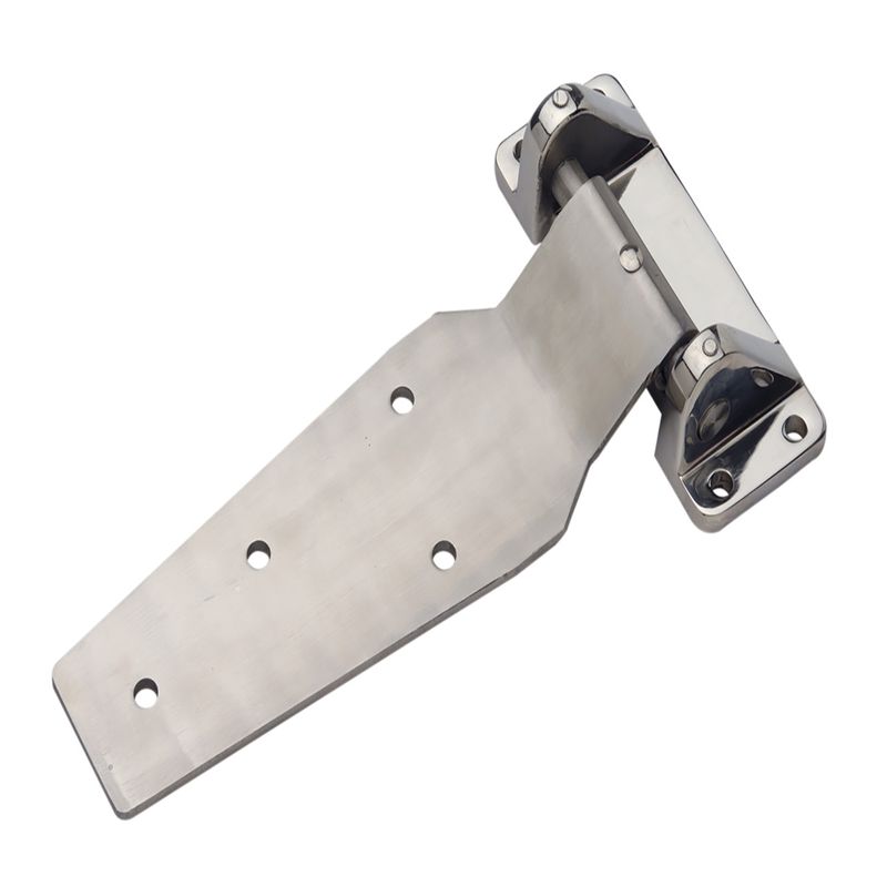 Heavy Duty Cam-Rise 11-5/8" Strap, 1-1/2" Offset Self-Closing Hinge, Stainless Steel