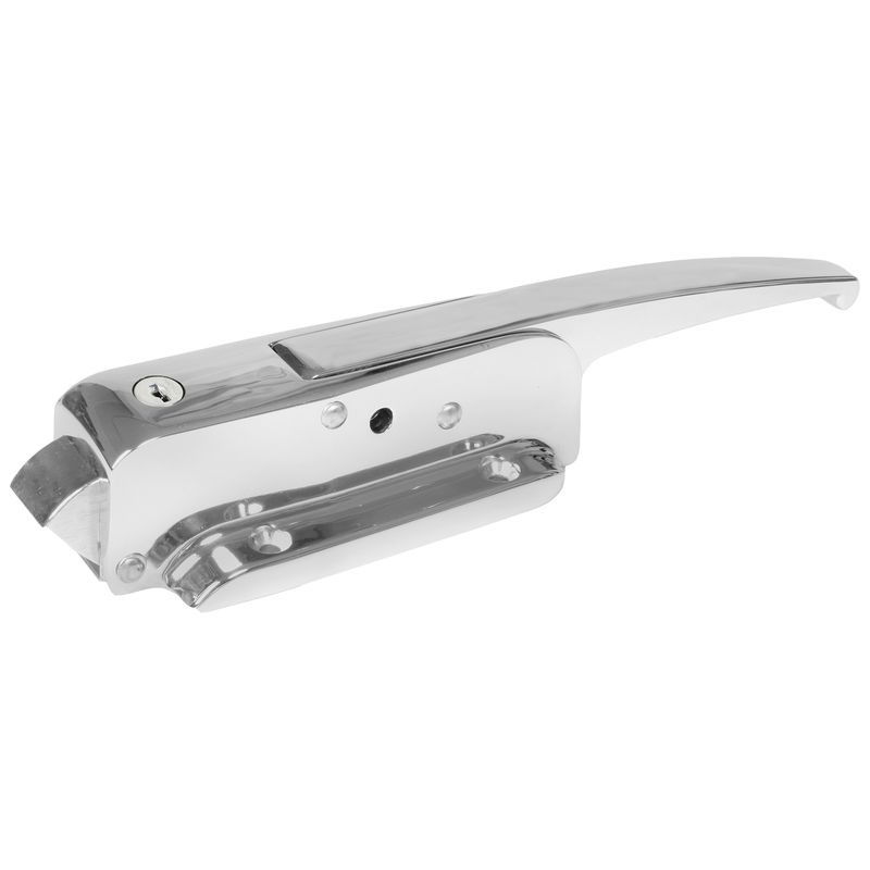 SafeGuard® Radial Latch, Cylinder Locking, Polished Chrome