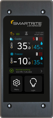 SmartRite® Walk-In Monitor System TFT Display (Main Screen)