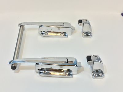 SafeGuard Two-Point Padlocking Latch, Chrome