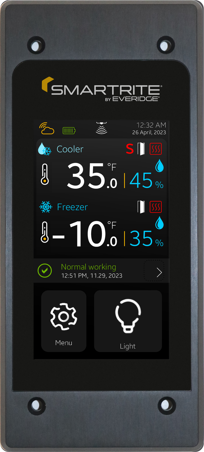 SmartRite® Walk-In Monitor System TFT Display (Main Screen)