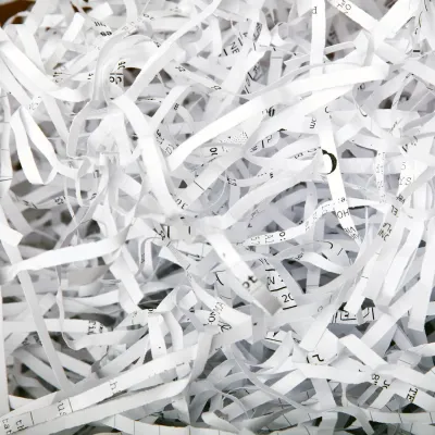 Protective White Shredded Paper