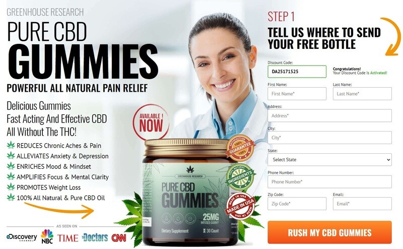 Greenhouse Pure CBD Gummies USA (United States) Reviews 2022