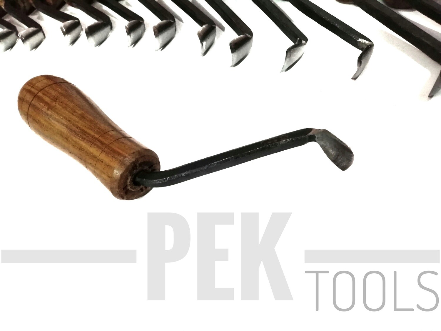 PEK Bent Gouge Spoon Deep Carving Chisel