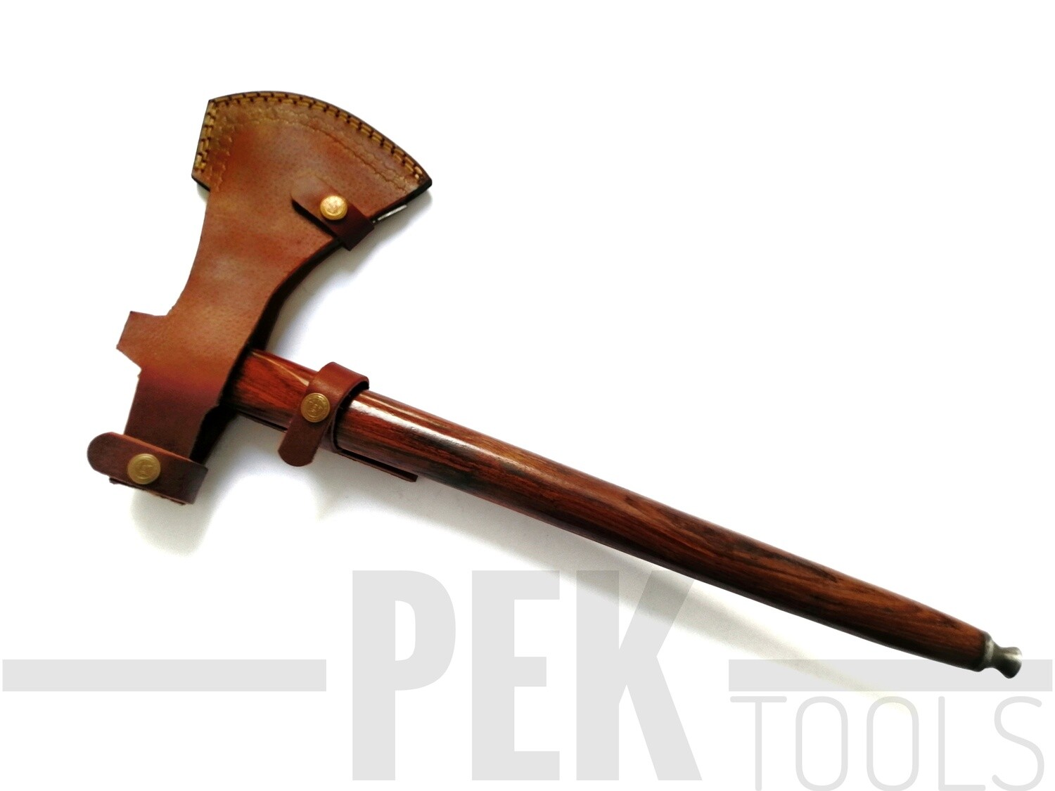 PEK Custom Handmade Damascus Steel Axe with