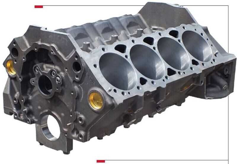 Dart SHP Small Block Chevy uden stempler, 2 pc rear main seal, 400 mains