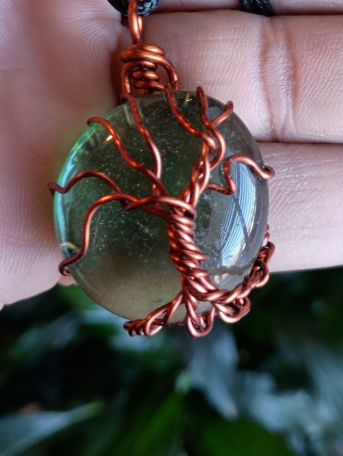Glass Tree Pendant