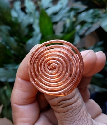 Large Circular Copper Ring